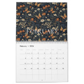 コテージコア月次カレンダー カレンダー (2月 2026)