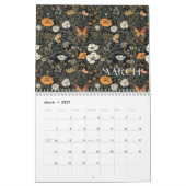 コテージコア月次カレンダー カレンダー (3月 2027)