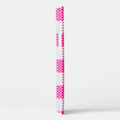 コテージコア熱ピンクジンガムプレイド Case-Mate iPhoneケース (裏面 / 右)