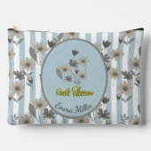 コテージコア秋フラムス名前をカスタムする アクセサリーポーチ (正面)