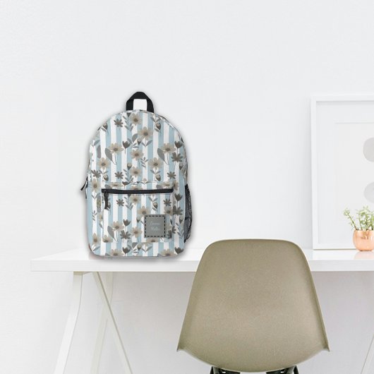 コテージコア秋フラムス名前をカスタムする プリントバックパック