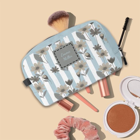 コテージコア秋名前をカスタムするコスメティックバッグ ドップキット