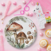 コテージコア紙プレートセット ペーパープレート (パーティー)