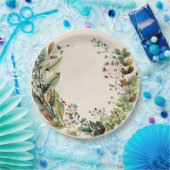 コテージコア紙プレートセット ペーパープレート (パーティー)