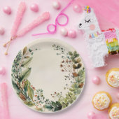 コテージコア紙プレートセット ペーパープレート (パーティー)