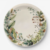 コテージコア紙プレートセット ペーパープレート (正面)