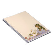 コテージコア読ノート女の子の本 ノートブック (右側)