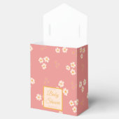 コテージコア赤面ピンクデイジーフローラ フェイバーボックス (オープン)