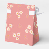 コテージコア赤面ピンクデイジーフローラ フェイバーボックス (裏面サイド)