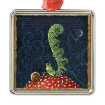 コテージコア、インボリュート。キュートなキノコの芸術