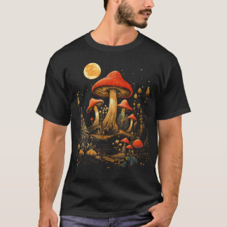 コテージコア キノコ かわいいゴブリン Tシャツ