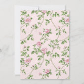 コテージコア コケッティ フォト 卒業おめでとう 招待状 (裏面)