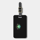 コテージコア ゴブリンコア ムーンフラワーズ フォレスト フロッグ ム ラゲッジタグ (正面縦)