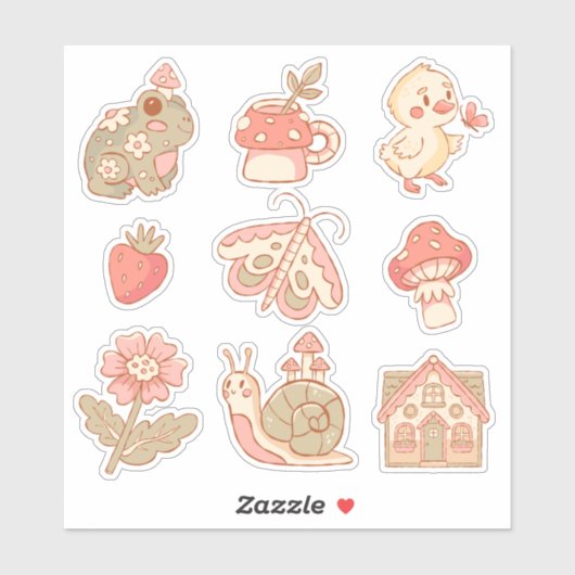 コテージコア シール (シート)