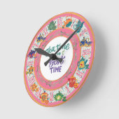 コテージコア ファームハウス ティー ショップ キッチン カフェ ラウンド壁時計 (傾斜)