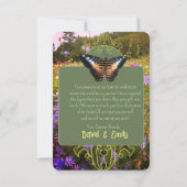 コテージコア フラワーメドウ サンクスカード サンキューカード (裏面)