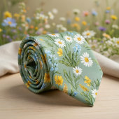 コテージコア ワイルドフラワーの牧場  ネクタイ