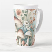 コテージコア | ヴィンテージと花 カフェラテマグ (右アングル)