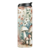 コテージコア | ヴィンテージと花 タンブラー (回転左)