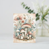 コテージコア | ヴィンテージと花 ポストカード (スタンド正面)