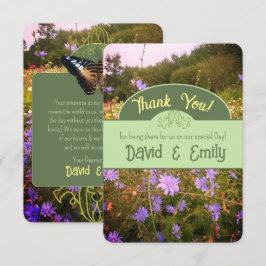 コテージコア 花の草原 感謝カード