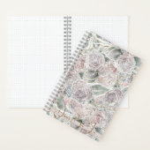 コテージコアwhimsyフローラブレットジャーナル ノートブック (内側)