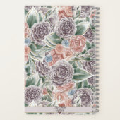 コテージコアwhimsyフローラブレットジャーナル ノートブック (裏面)