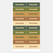 コテージコーエステティックカラーパレット名ラベル ラベル (シート)