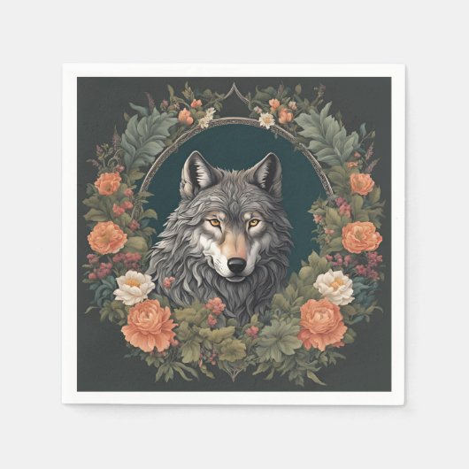 コテージコーレウルフ スタンダードカクテルナプキン (正面)