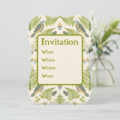 コテージコーレエステティックグリーンブリティッシュワイルドライフ 招待状 (スタンド正面)