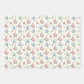 コテージコーレエステティックフローラヴィンテージイースターテーマ ラッピングペーパーシート (正面)