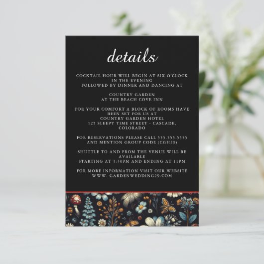 コテージコーレガーデン詳細 エンクロージャーカード (スタンド正面)