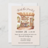 コテージコーレキッチンブライダルシャワー招待 招待状 (正面)