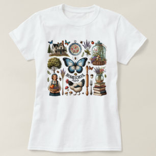 コテージコーレクランチーマホームスクールママ Tシャツ