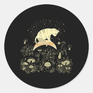 コテージコーレシアルボホミスティックマッシュルーム ラウンドシール