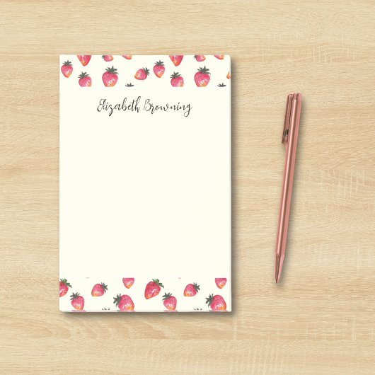 コテージコーレストロベリーハンドドローヴィンテージボホ ポストイット