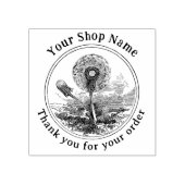 コテージコーレダンデオンテンプレートスモールビジネス ラバースタンプ (インプリント)