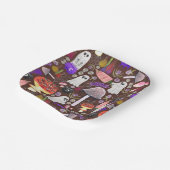 コテージコーレハロウィーングールズダーク ペーパープレート (傾斜あり)