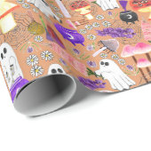 コテージコーレハロウィーンゴウル ラッピングペーパー (ロールコーナー)