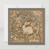 コテージコーレバニーラビットイースターランチエレガントング 招待状 (正面)