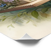 コテージコーレバードハウスウィズフローラガーデン ポスター (コーナー)