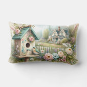 コテージコーレバードハウスウィズフローラガーデン ランバークッション (裏面)