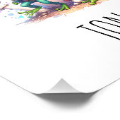 コテージコーレファンシーマッシュルームグリーンカエルベビー名 フォトプリント            (角)