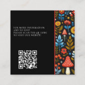 コテージコーレフォレストフォトQRコード エンクロージャーカード (正面)