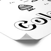 コテージコーレラクーン,キノコと花 ポスター (角)