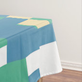 コテージコーレ市松模様にパステル春ダイニング テーブルクロス (インサイチュ)