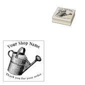 コテージコーレ散水缶テンプレートスモールビジネス ラバースタンプ (押印)