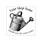 コテージコーレ散水缶テンプレートスモールビジネス ラバースタンプ (インプリント)