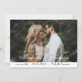 コテージコーレ素朴カントリーウッドグレインスライスボホ セーブザデート (裏面)