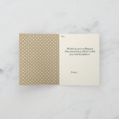 コテージコーレ素朴ビベスサンクスギビングパーソナライズ カード (内部)